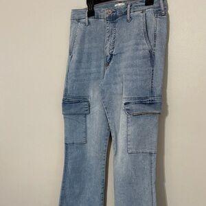 Jessica Simpson Cargo Blue Jeans